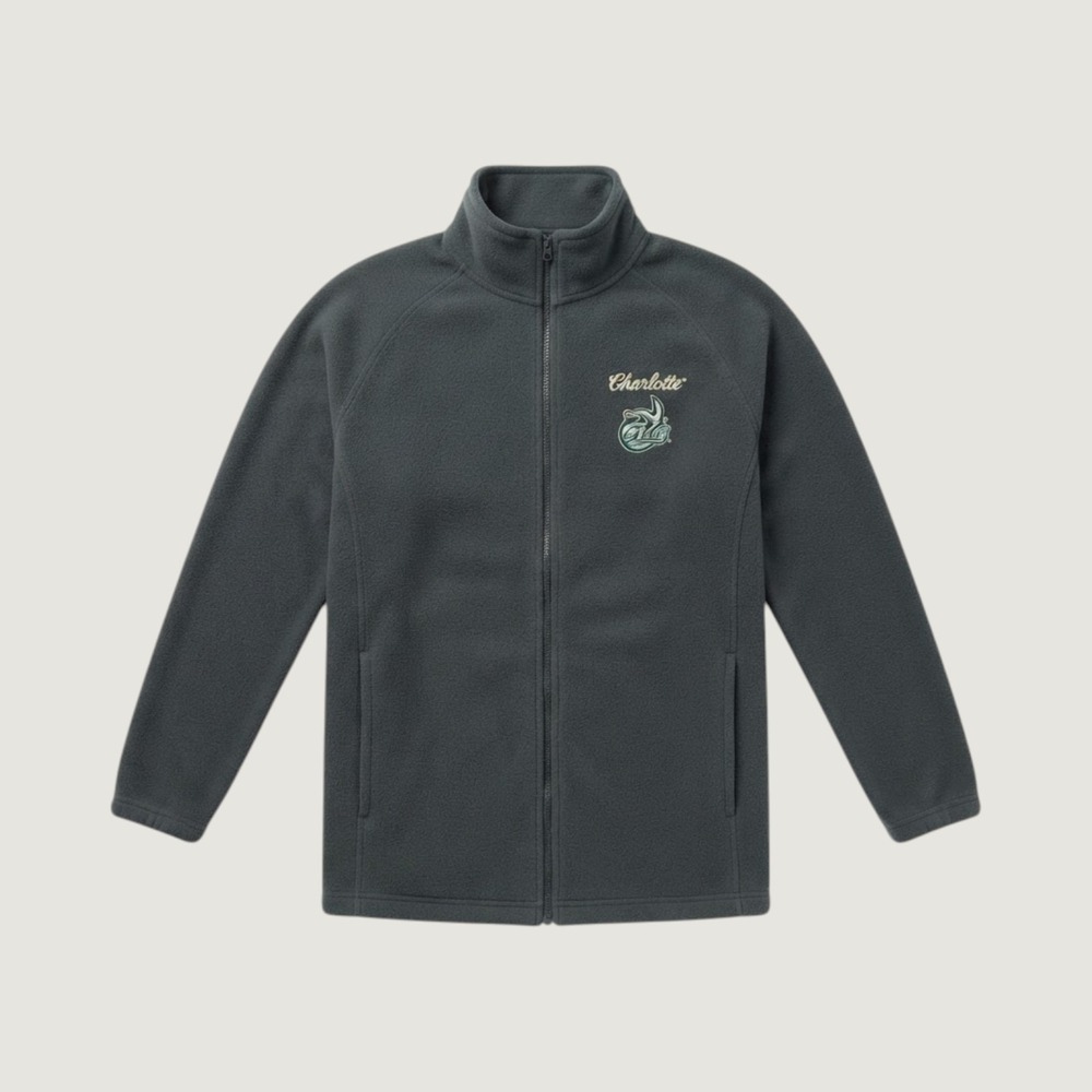 Ouray Charlotte 49ers Fleece Jacket Black Full Zip Womens XL FW9515SC802